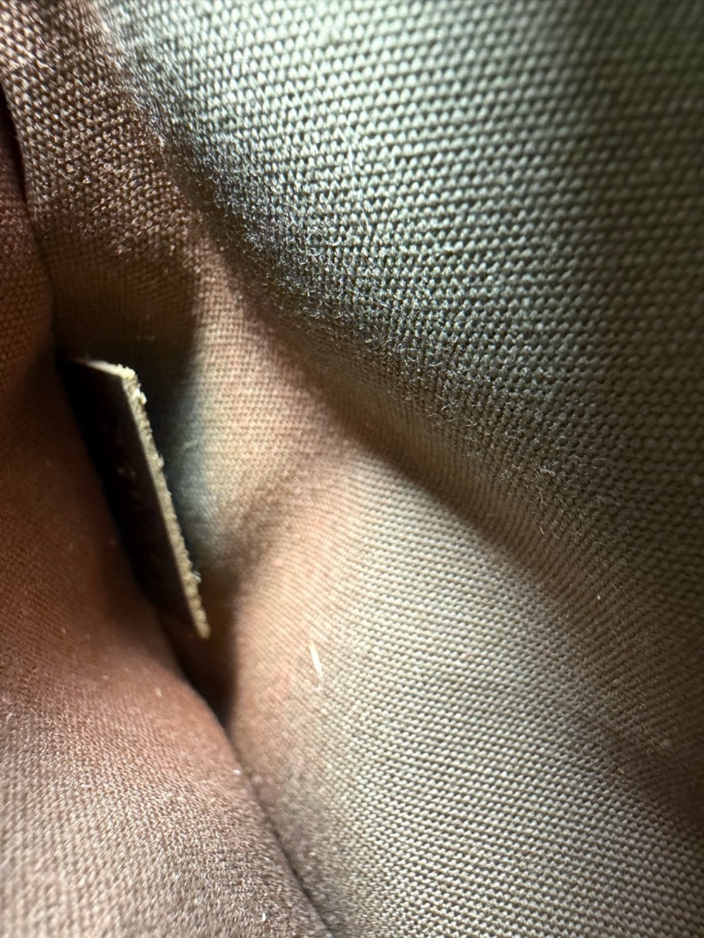 Louis Vuitton Mini Lin Monogram Shoulder Bag in Olive Green - Picture 17 of 17